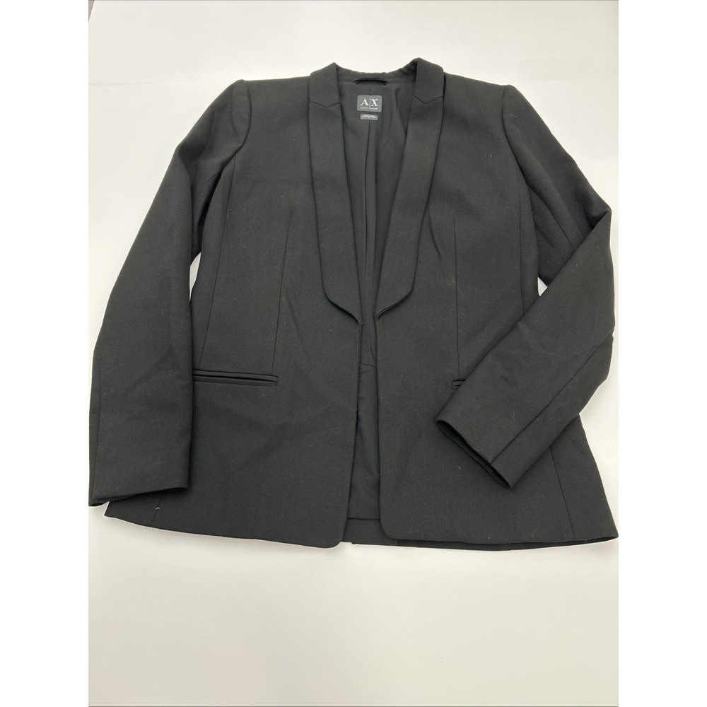 Armani Exchange Women's 4‎ Blazer Office Business Black SKU 3884